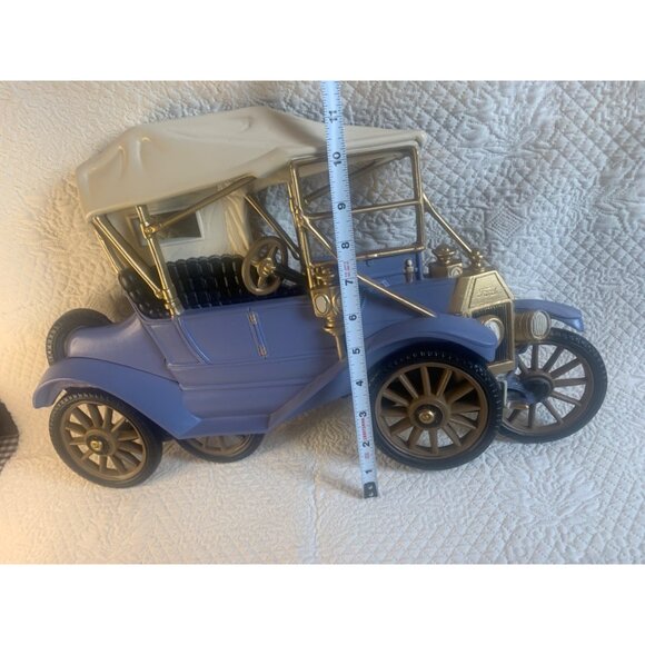 Burwood Co Antique 3D Blue Model-T Car Wall Art Plaque Model #2028-1 Vintage - Picture 9 of 10